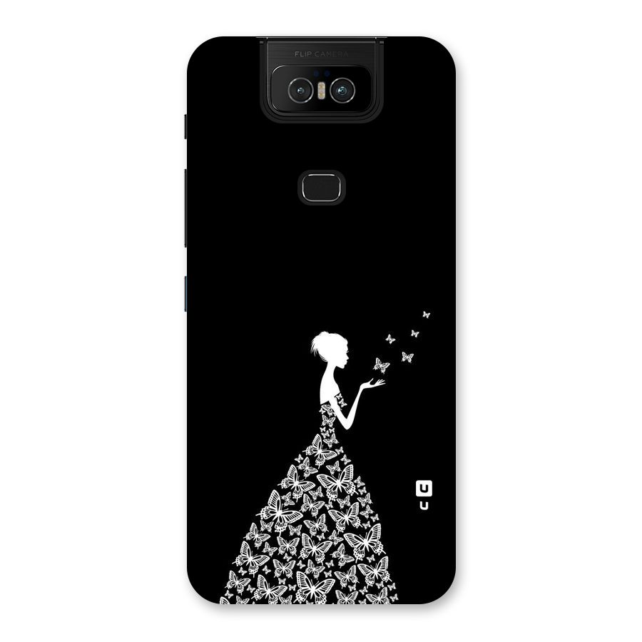 Butterfly Dress Back Case for Zenfone 6z