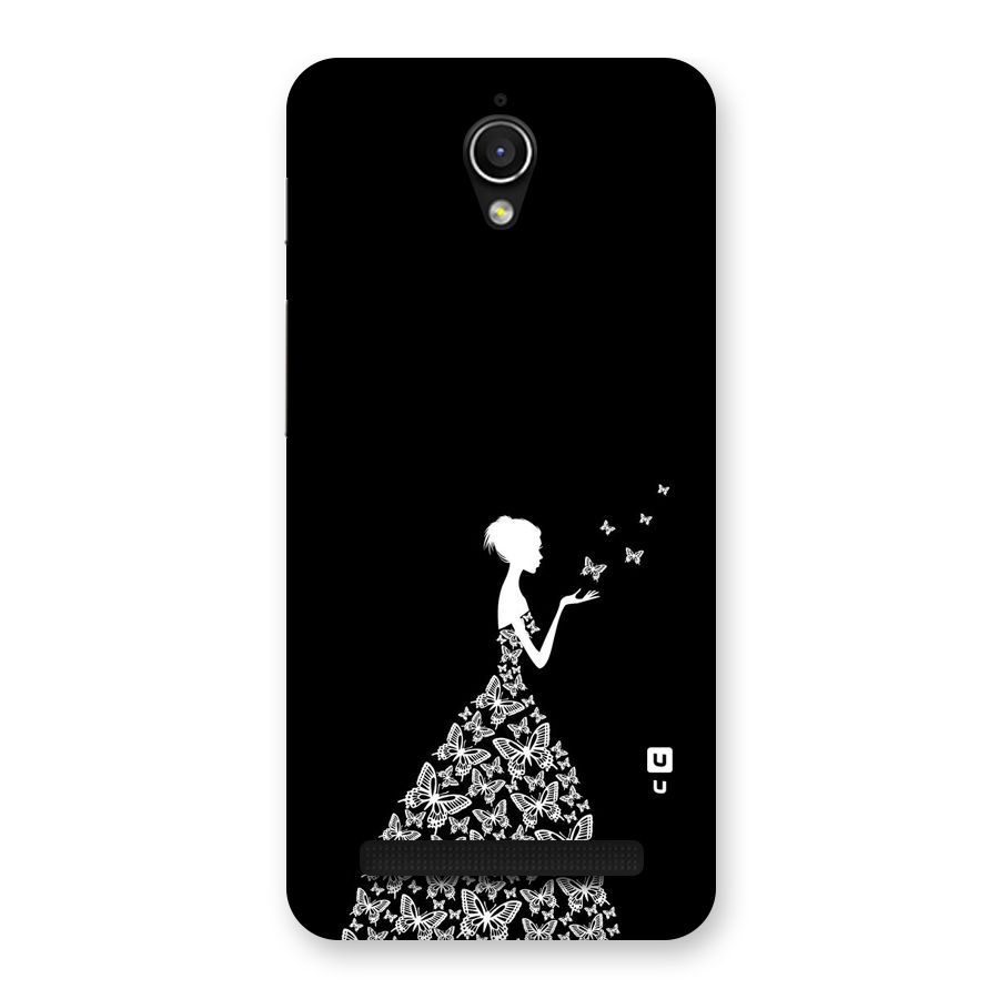 Butterfly Dress Back Case for Zenfone Go