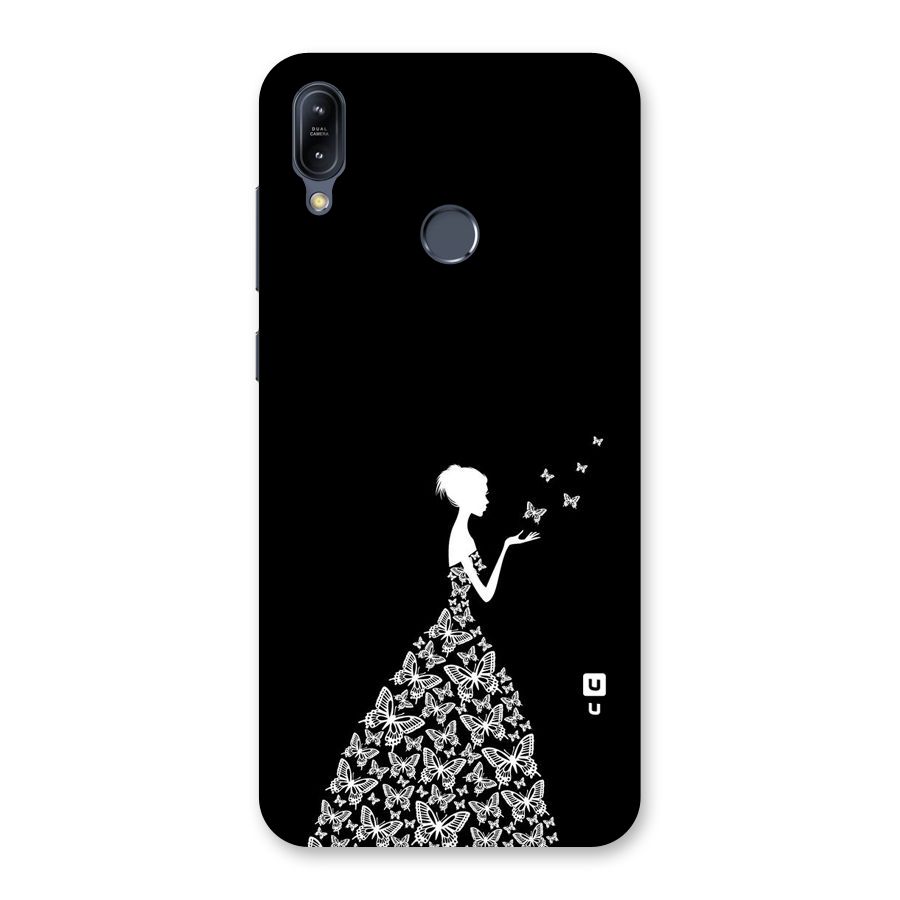 Butterfly Dress Back Case for Zenfone Max M2