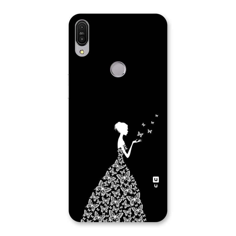Butterfly Dress Back Case for Zenfone Max Pro M1