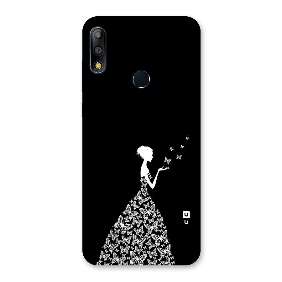 Butterfly Dress Back Case for Zenfone Max Pro M2