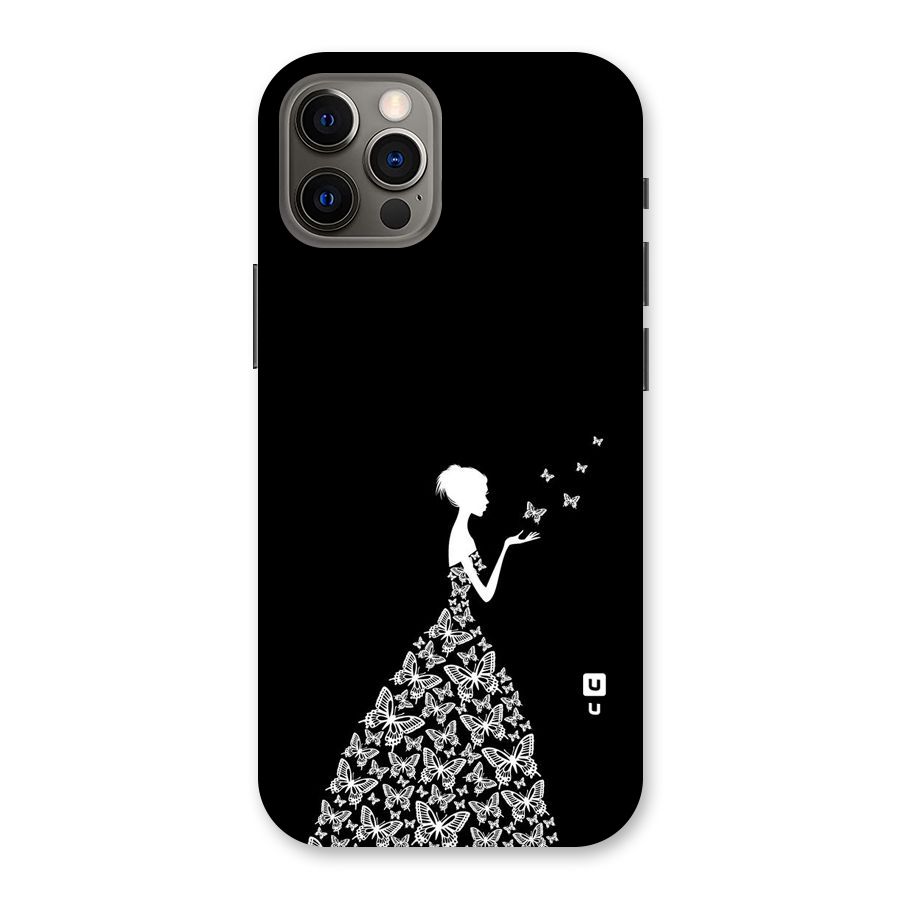 Butterfly Dress Back Case for iPhone 12 Pro