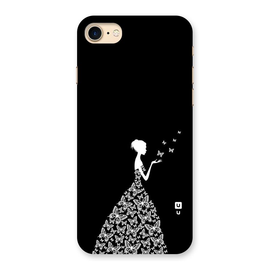 Butterfly Dress Back Case for iPhone 7
