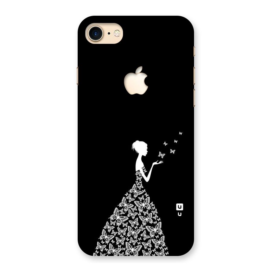 Butterfly Dress Back Case for iPhone 7 Apple Cut