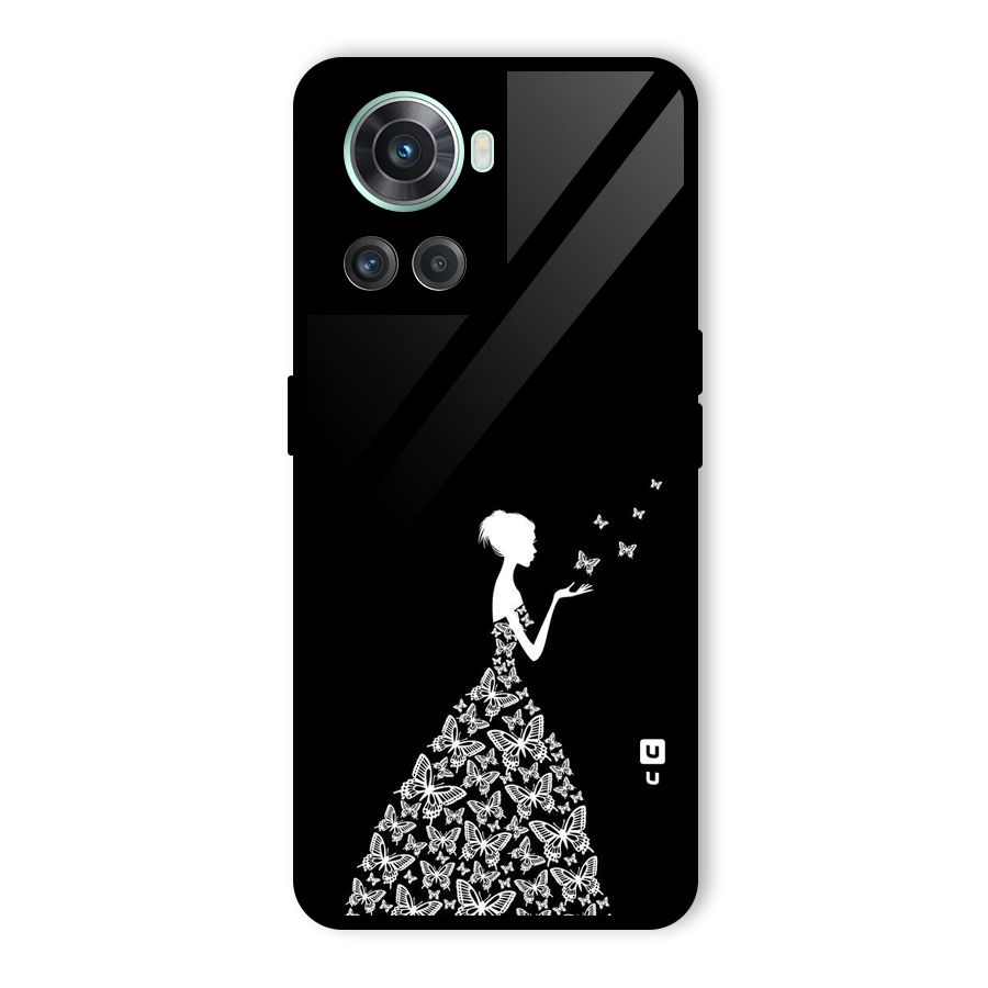 Butterfly Dress Glass Back Case for OnePlus 10R