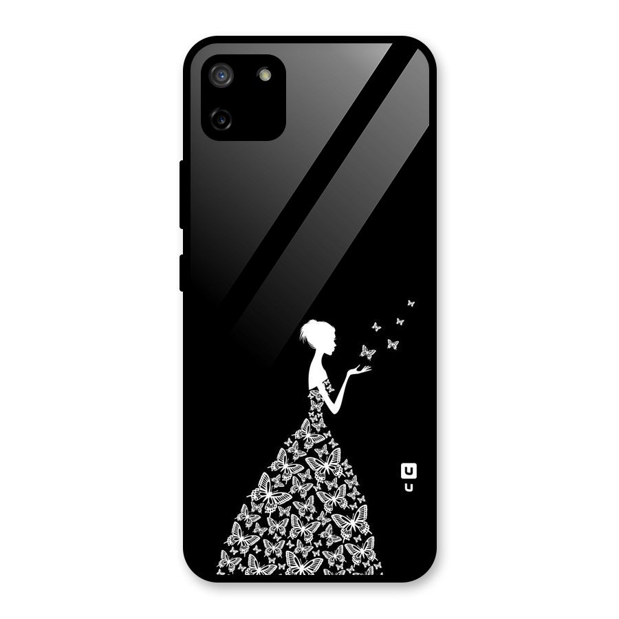 Butterfly Dress Glass Back Case for Realme C11