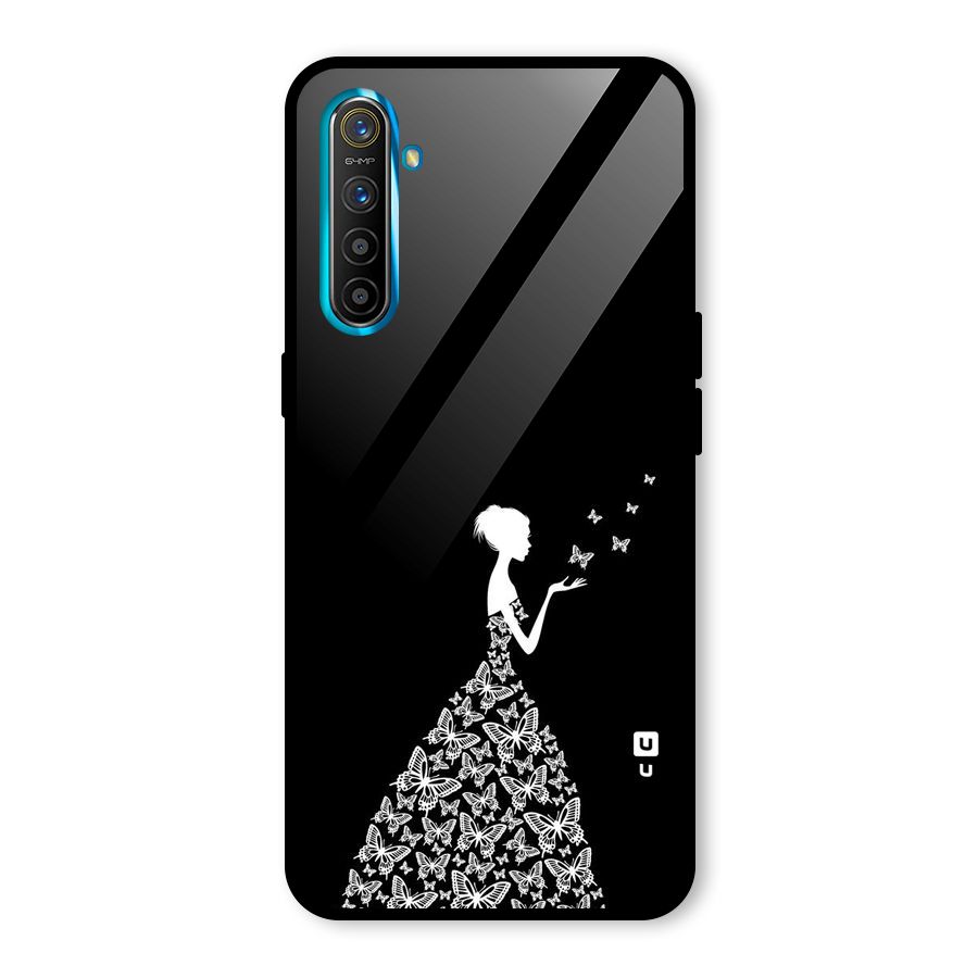 Butterfly Dress Glass Back Case for Realme X2