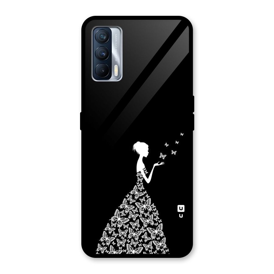 Butterfly Dress Glass Back Case for Realme X7