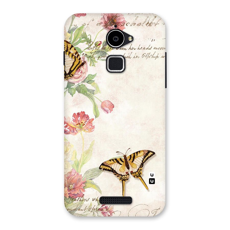 Butterfly Floral Back Case for Coolpad Note 3 Lite