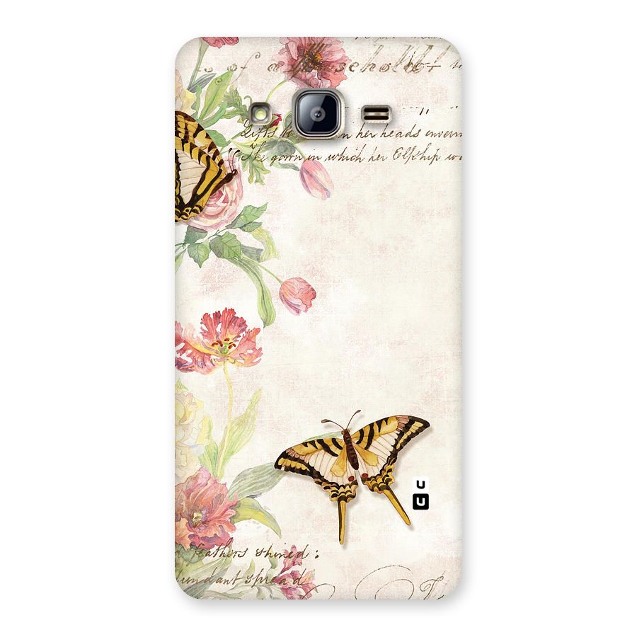 Butterfly Floral Back Case for Galaxy On5