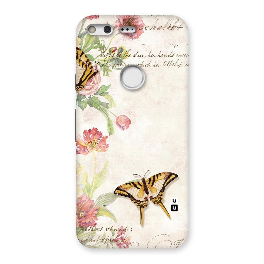 Butterfly Floral Back Case for Google Pixel