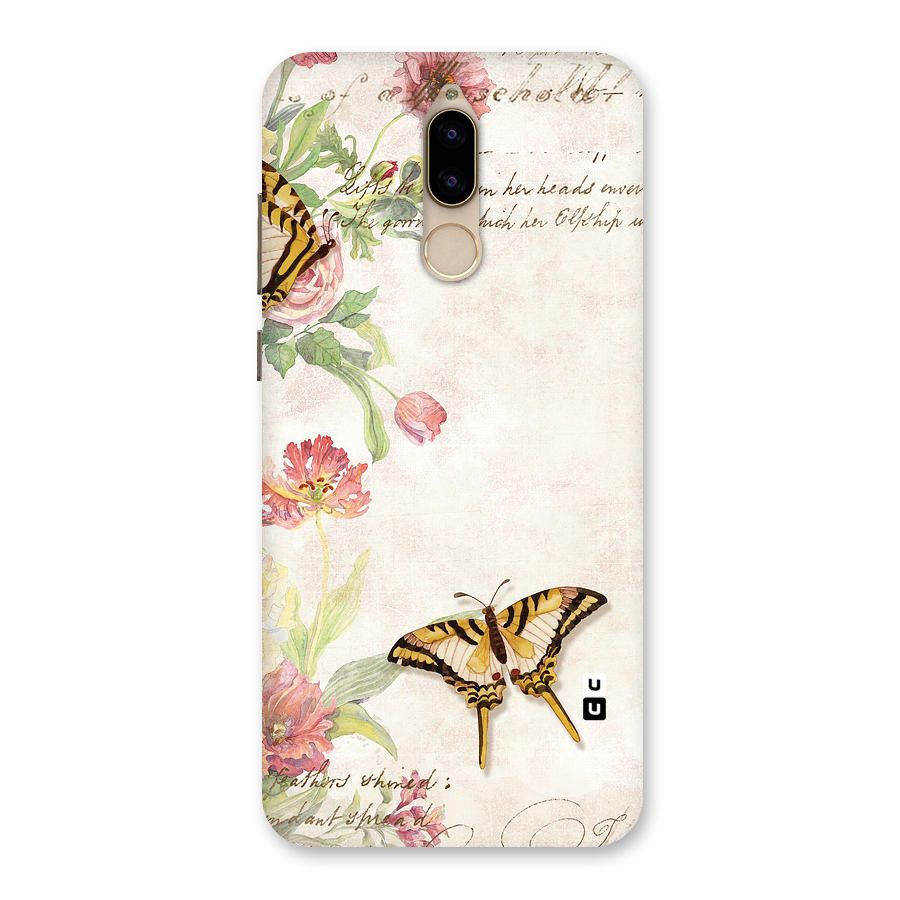 Butterfly Floral Back Case for Honor 9i