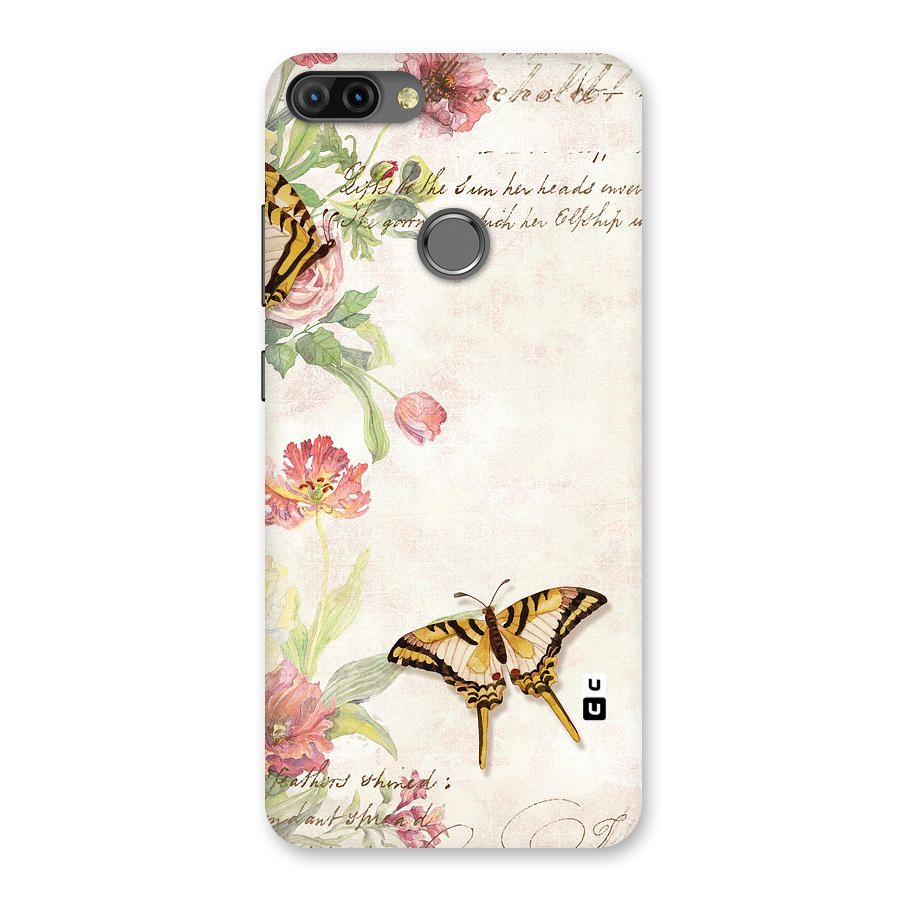 Butterfly Floral Back Case for Infinix Hot 6 Pro