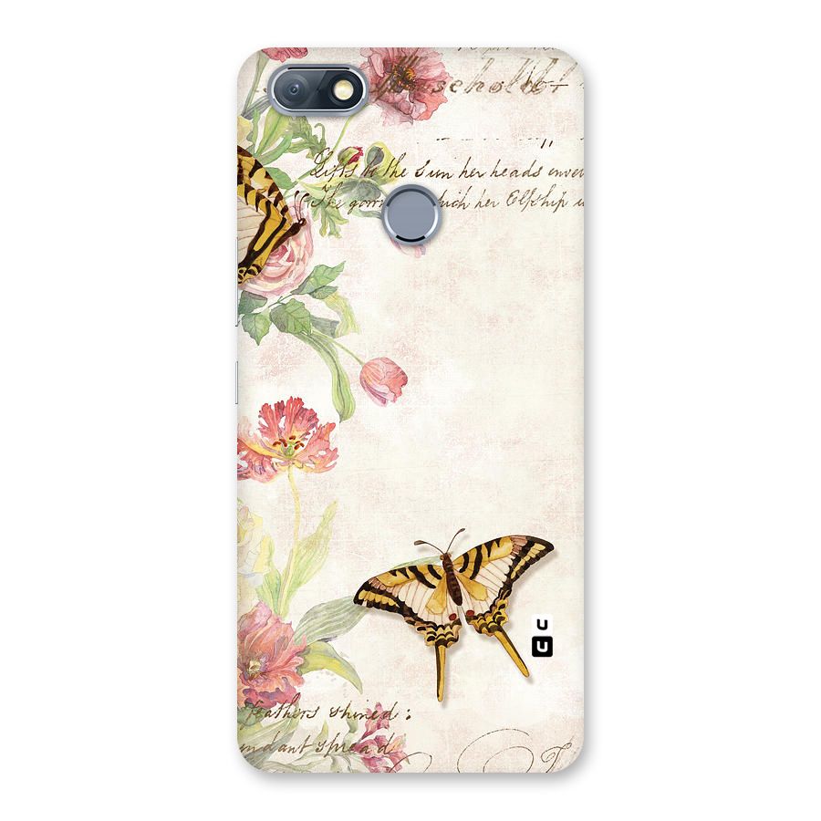 Butterfly Floral Back Case for Infinix Note 5
