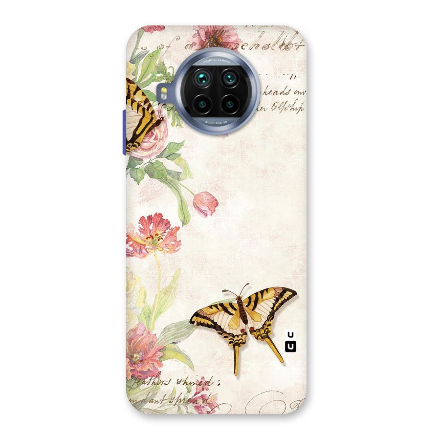 Butterfly Floral Back Case for Mi 10i