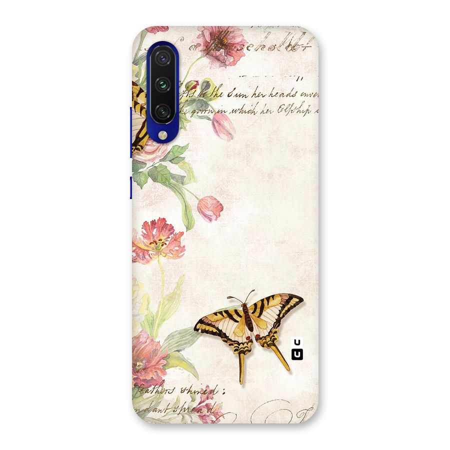 Butterfly Floral Back Case for Mi A3