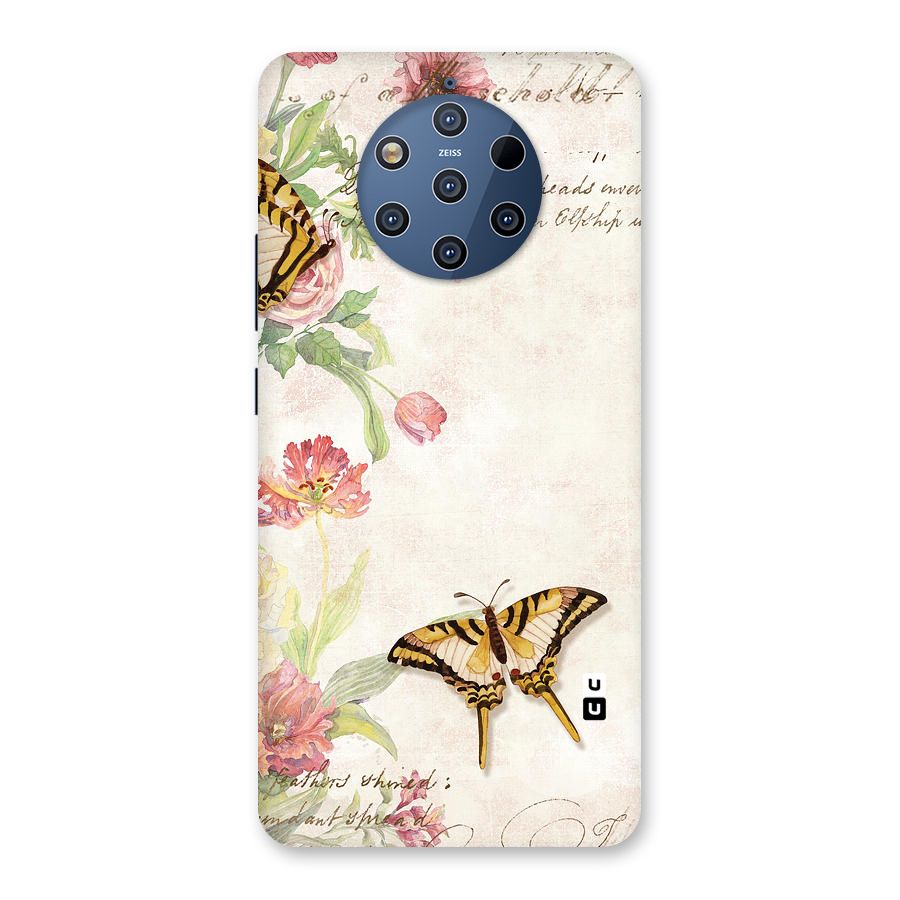 Butterfly Floral Back Case for Nokia 9 PureView