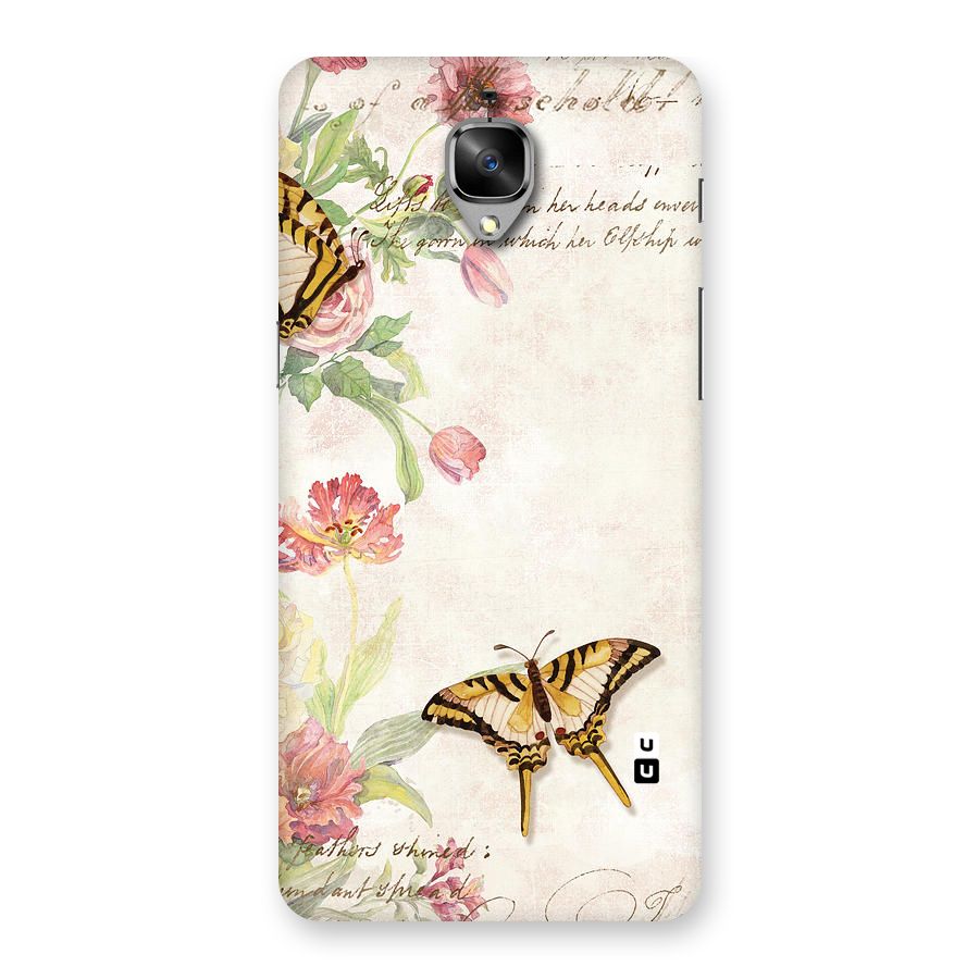 Butterfly Floral Back Case for OnePlus 3T