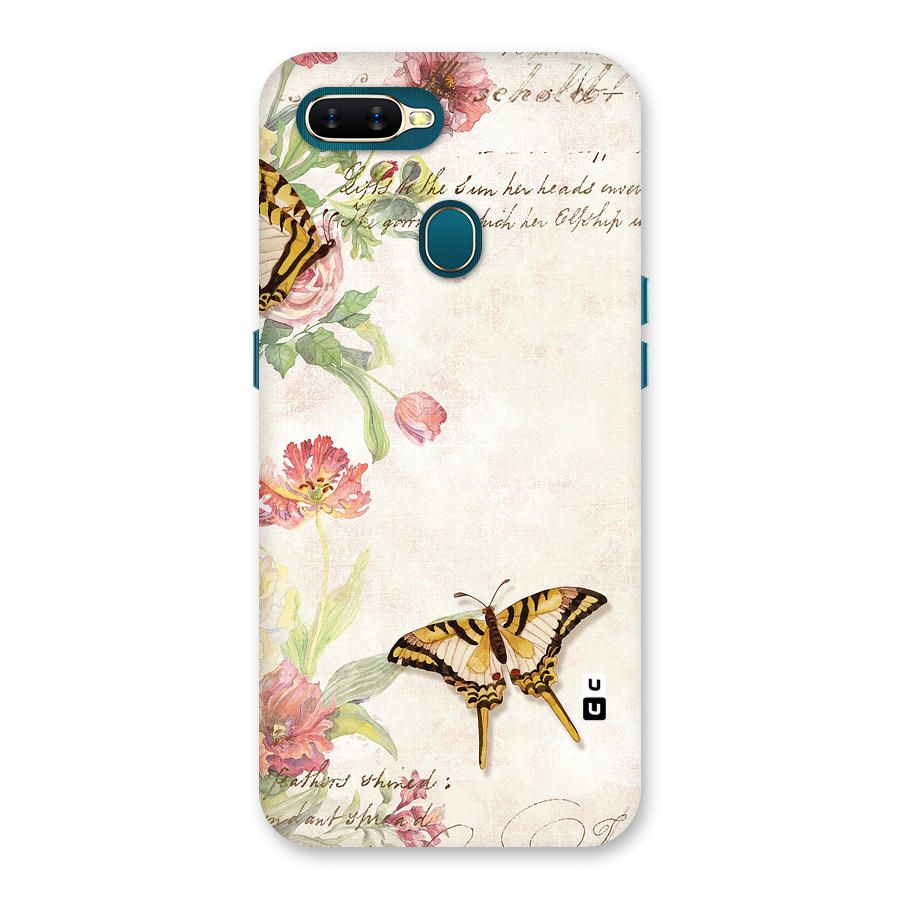 Butterfly Floral Back Case for Oppo A11k