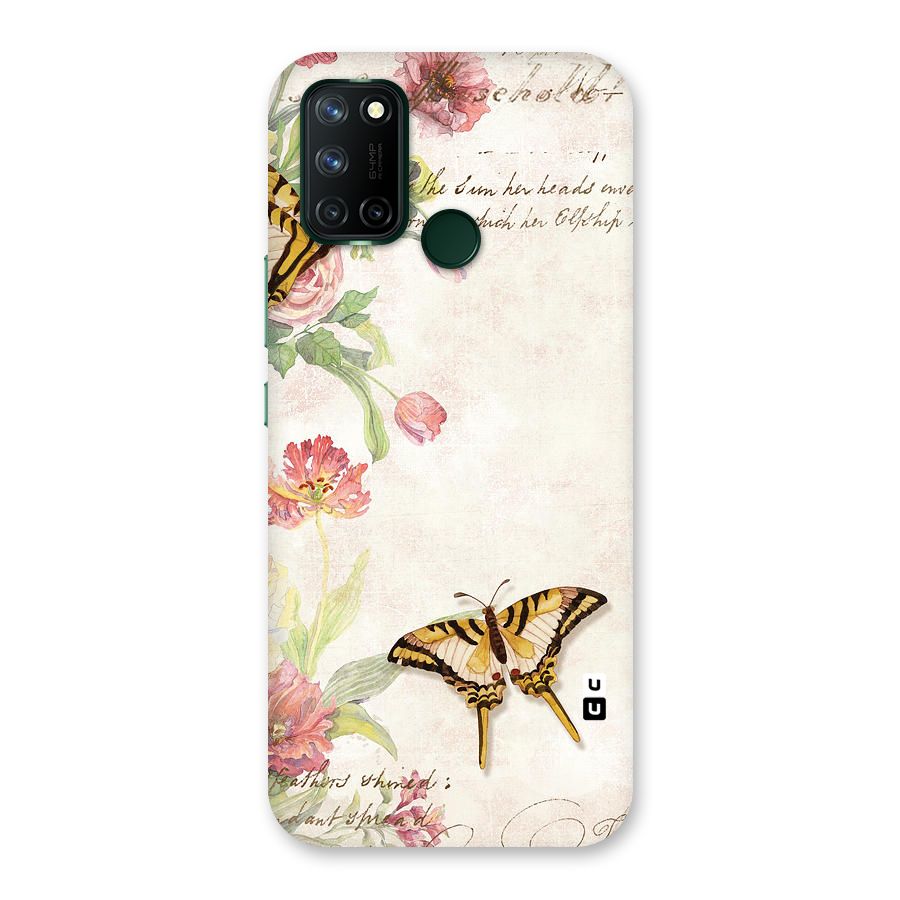 Butterfly Floral Back Case for Realme 7i