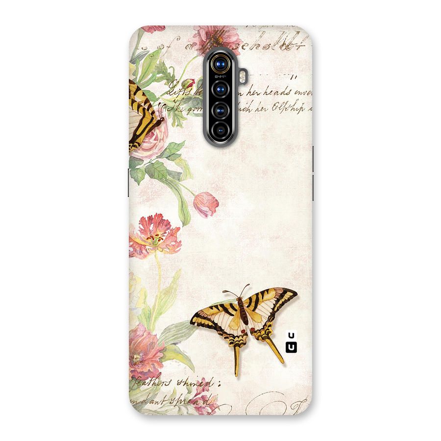 Butterfly Floral Back Case for Realme X2 Pro