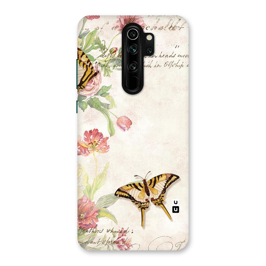 Butterfly Floral Back Case for Redmi Note 8 Pro