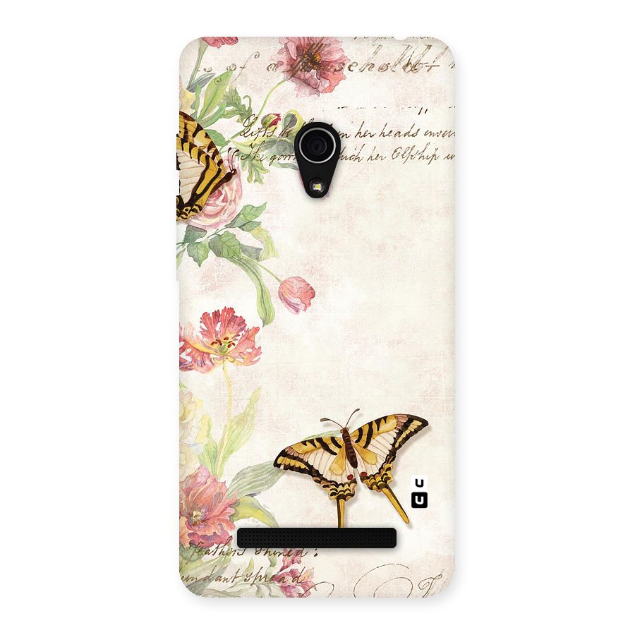 Butterfly Floral Back Case for Zenfone 5