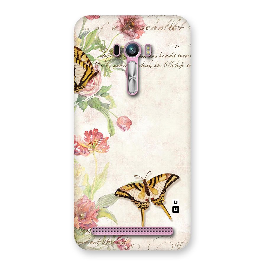 Butterfly Floral Back Case for Zenfone Selfie