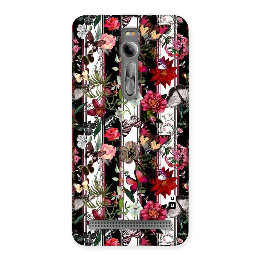 Butterfly Flowers Back Case for Asus Zenfone 2