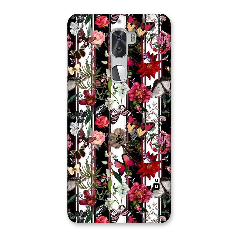 Butterfly Flowers Back Case for Coolpad Cool 1