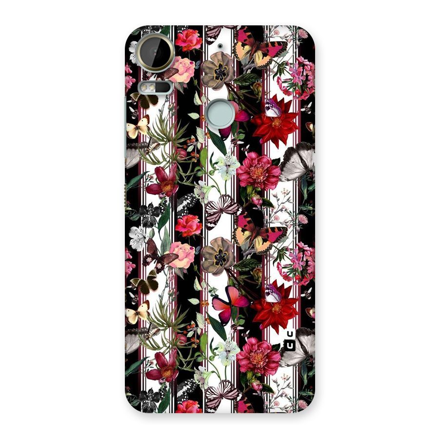 Butterfly Flowers Back Case for Desire 10 Pro