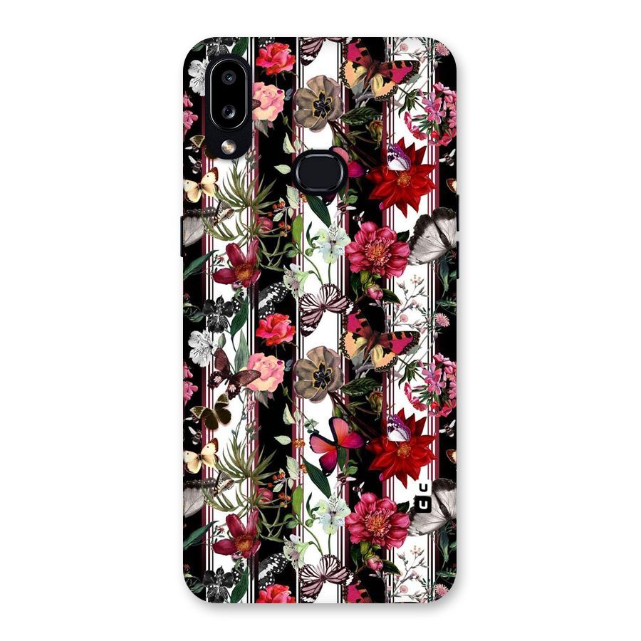 Butterfly Flowers Back Case for Galaxy A10s
