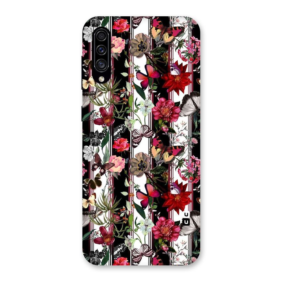 Butterfly Flowers Back Case for Galaxy A30s