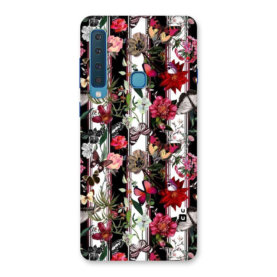 Butterfly Flowers Back Case for Galaxy A9 (2018)