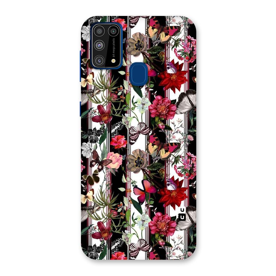 Butterfly Flowers Back Case for Galaxy F41