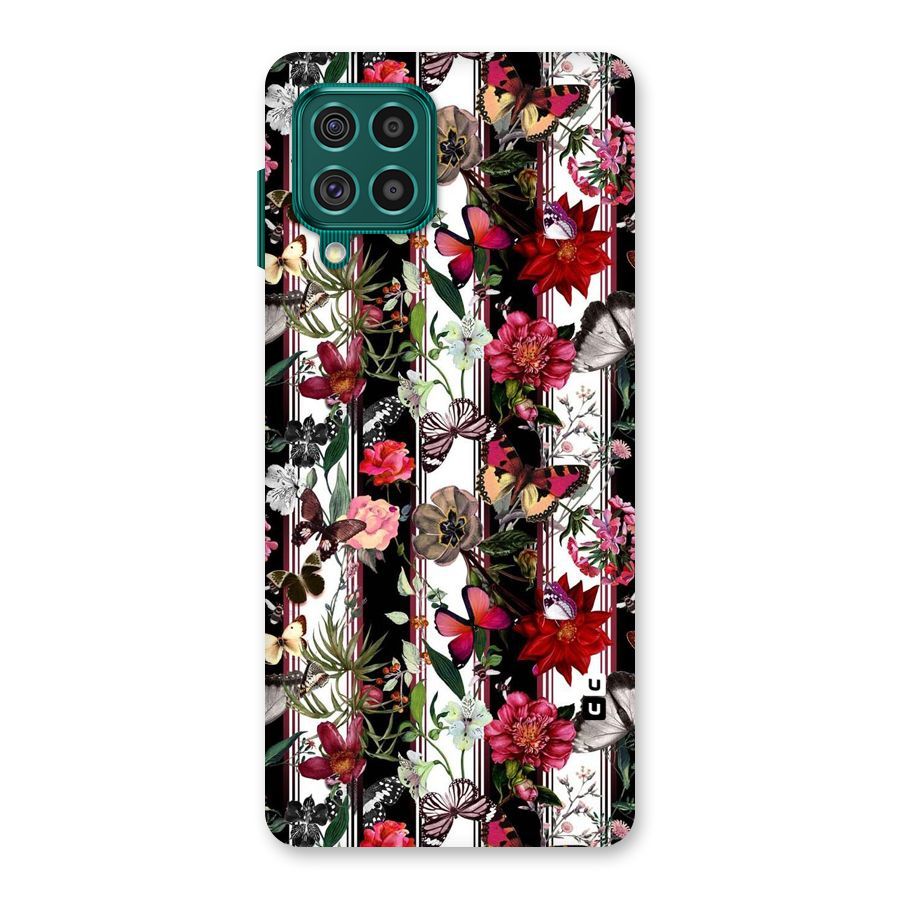 Butterfly Flowers Back Case for Galaxy F62