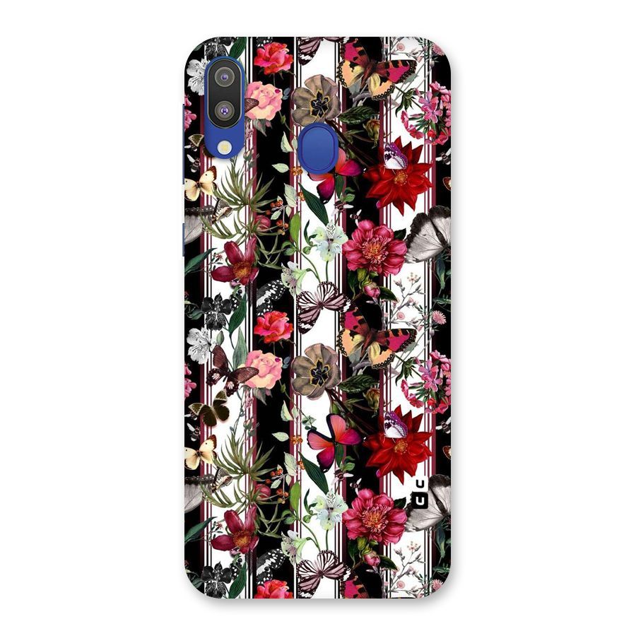 Butterfly Flowers Back Case for Galaxy M20