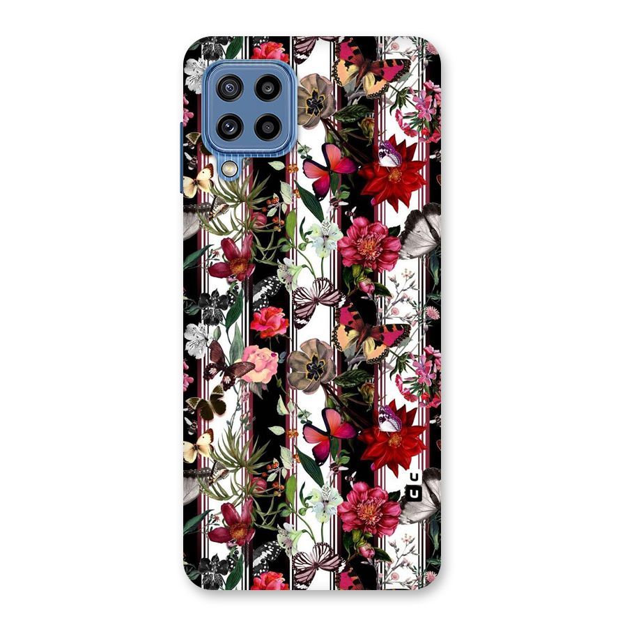 Butterfly Flowers Back Case for Galaxy M32