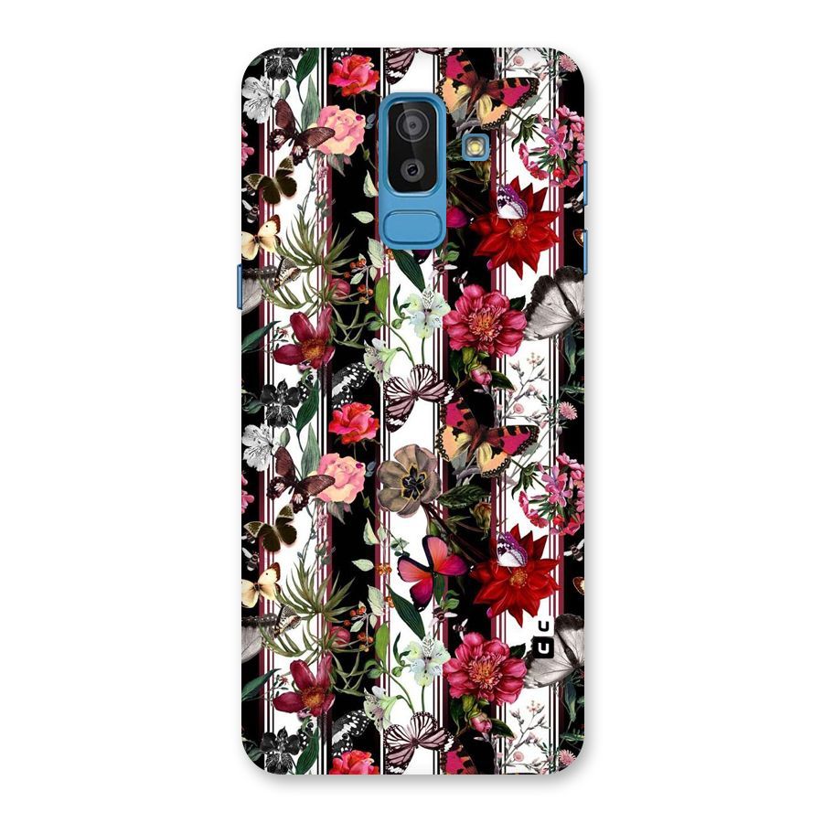 Butterfly Flowers Back Case for Galaxy On8 (2018)