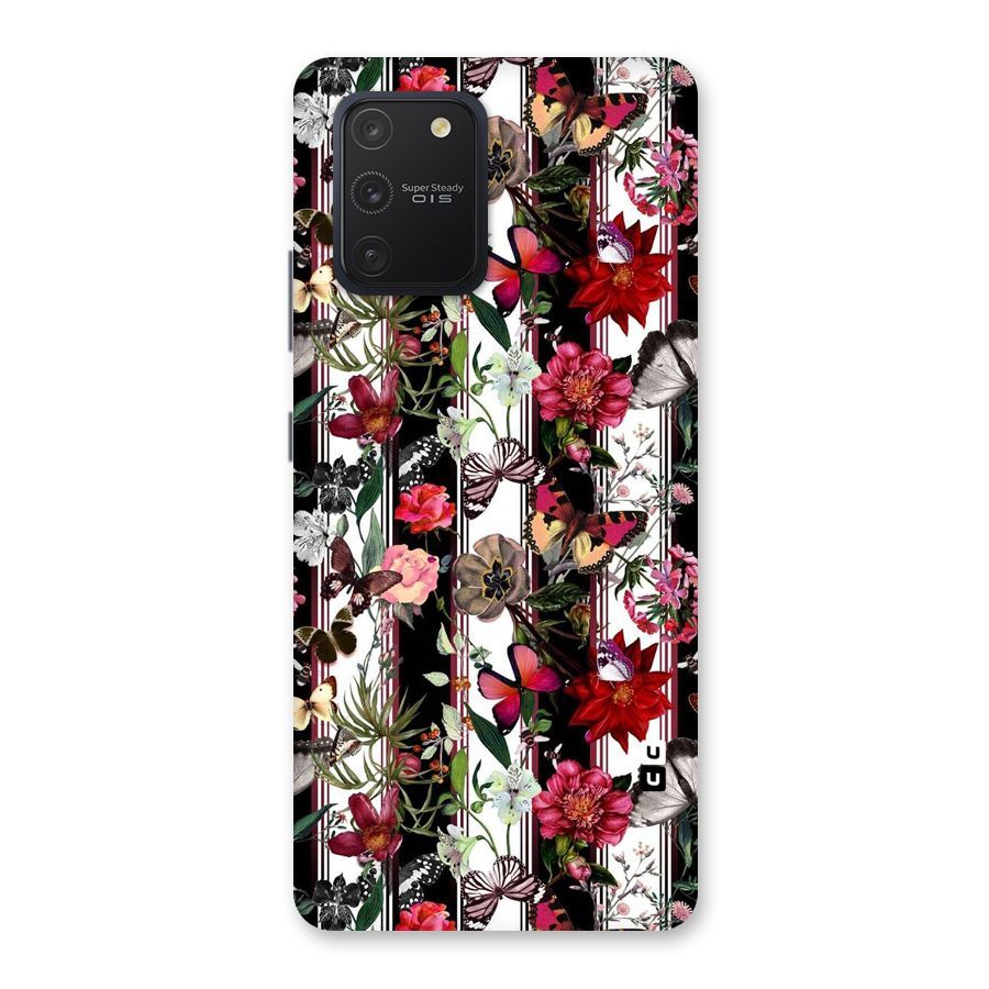 Butterfly Flowers Back Case for Galaxy S10 Lite