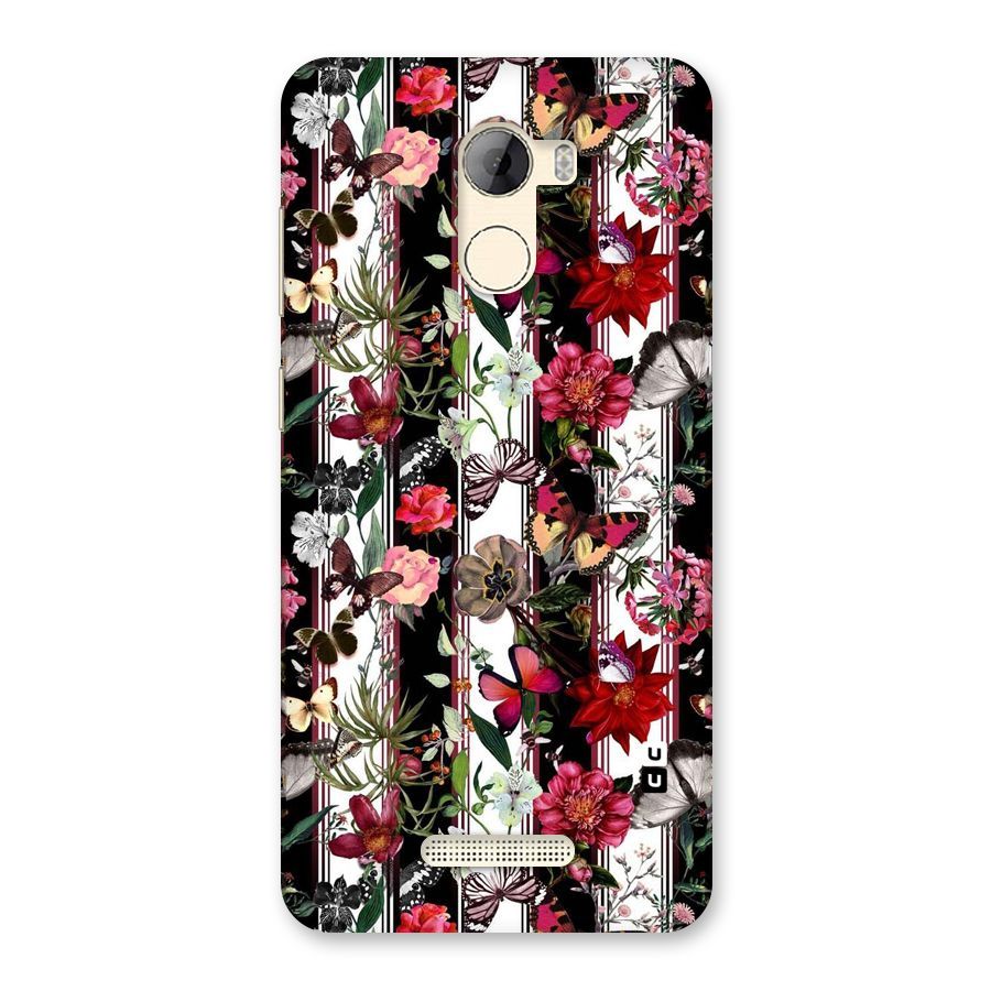Butterfly Flowers Back Case for Gionee A1 LIte