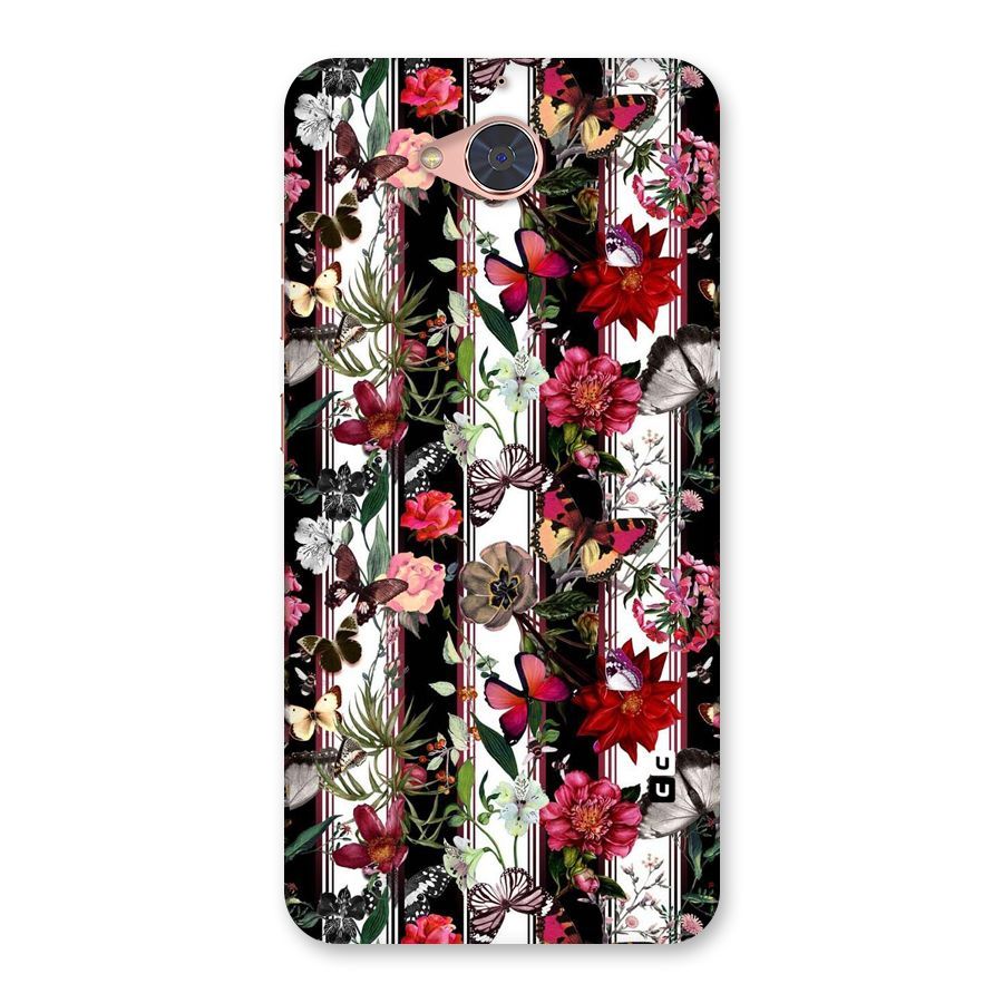 Butterfly Flowers Back Case for Gionee S6 Pro