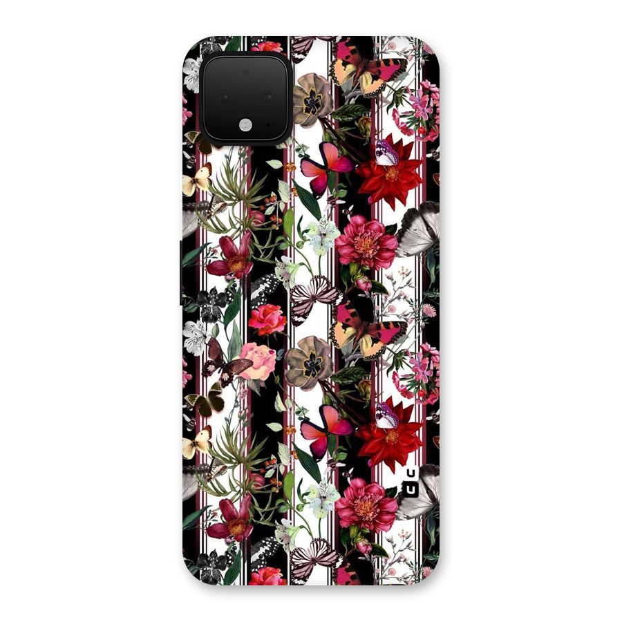 Butterfly Flowers Back Case for Google Pixel 4 XL