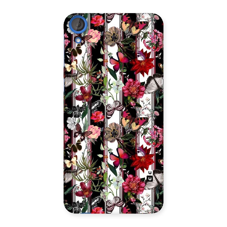 Butterfly Flowers Back Case for HTC Desire 820
