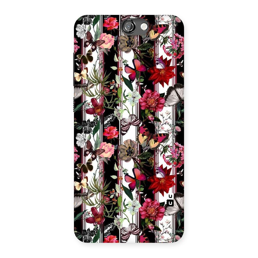 Butterfly Flowers Back Case for HTC One A9
