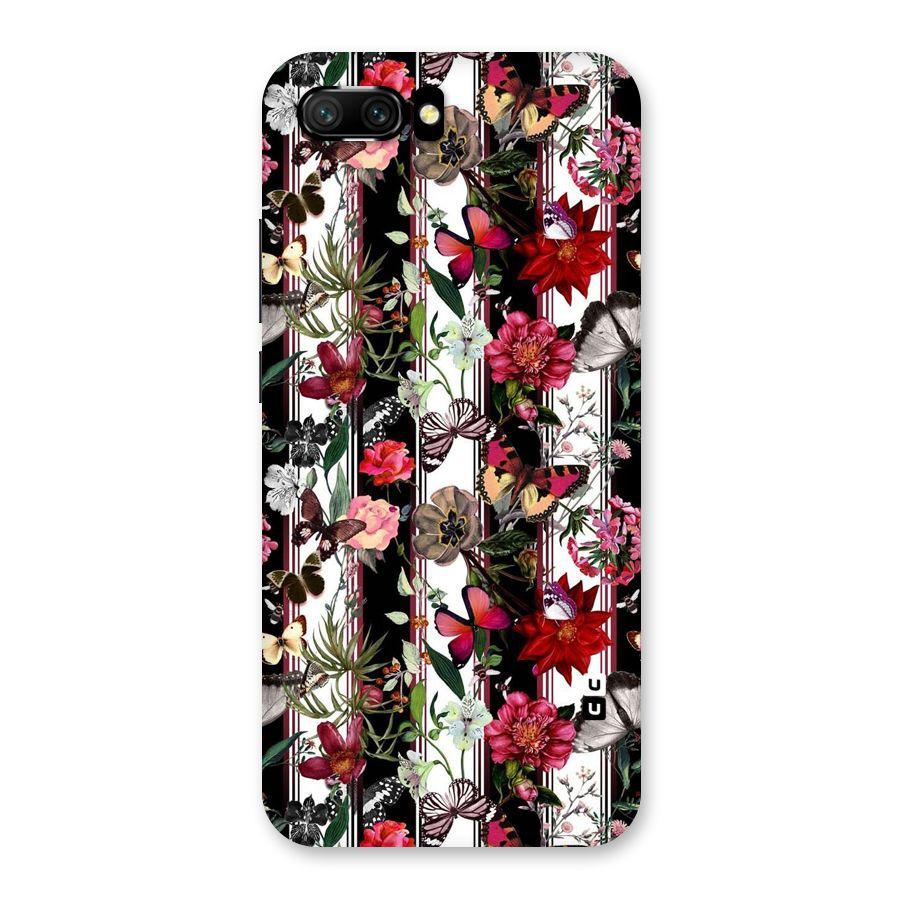 Butterfly Flowers Back Case for Honor 10