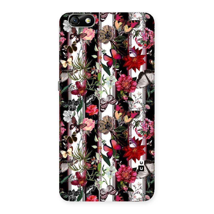 Butterfly Flowers Back Case for Honor 4X