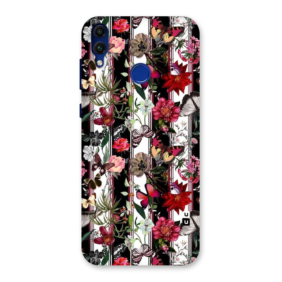 Butterfly Flowers Back Case for Honor 8C