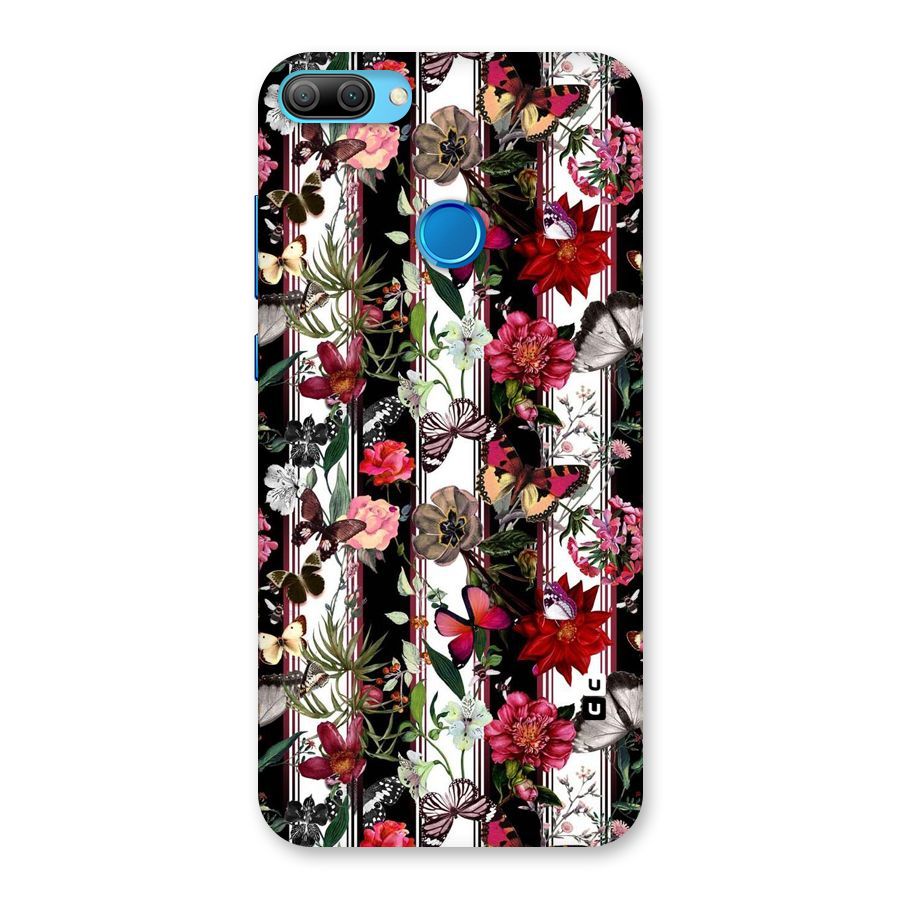 Butterfly Flowers Back Case for Honor 9N