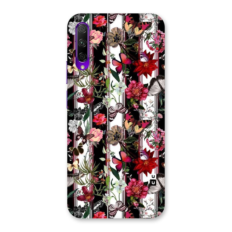 Butterfly Flowers Back Case for Honor 9X Pro